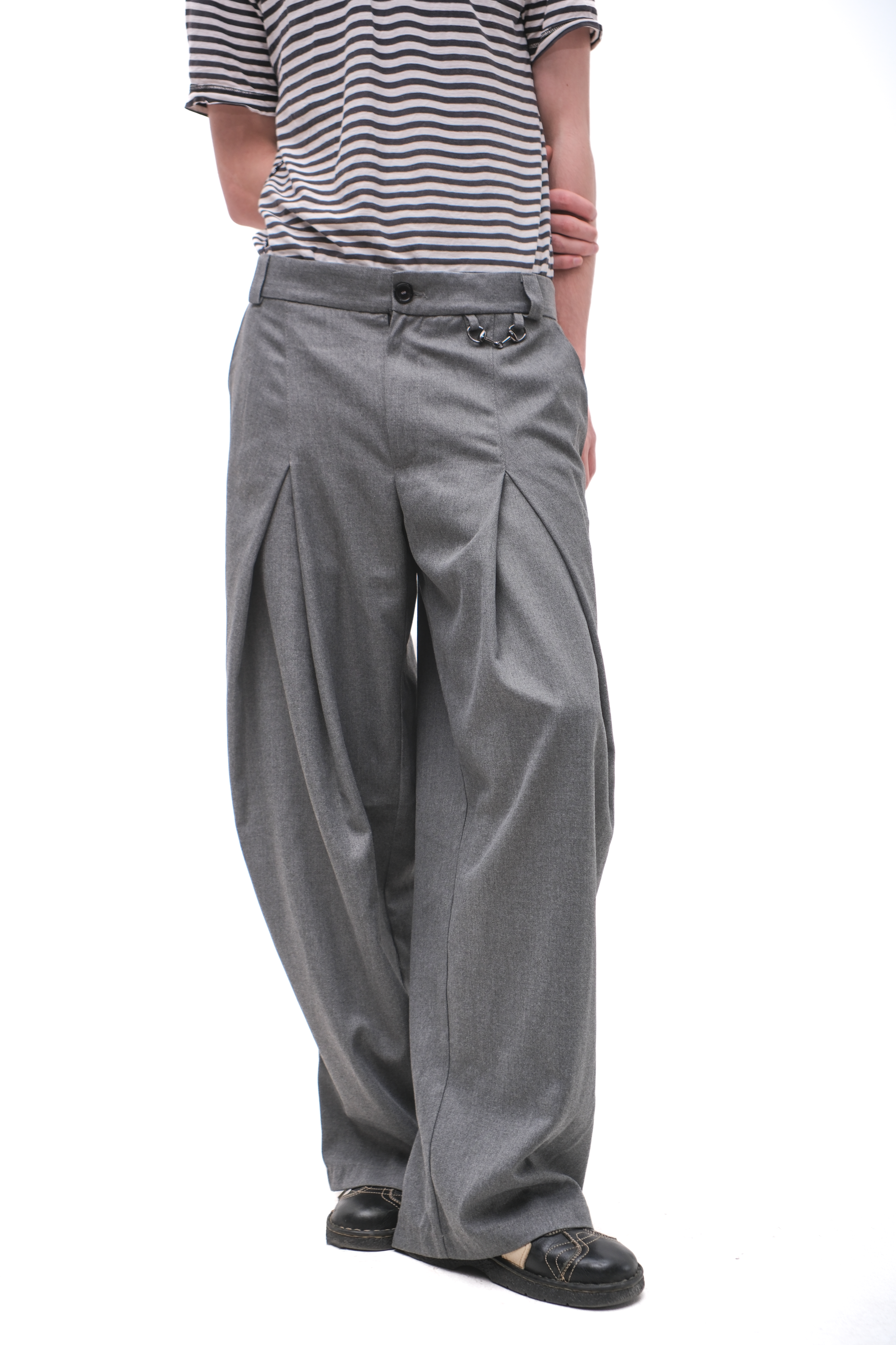 The "Blade" Deep-Tuck Trousers